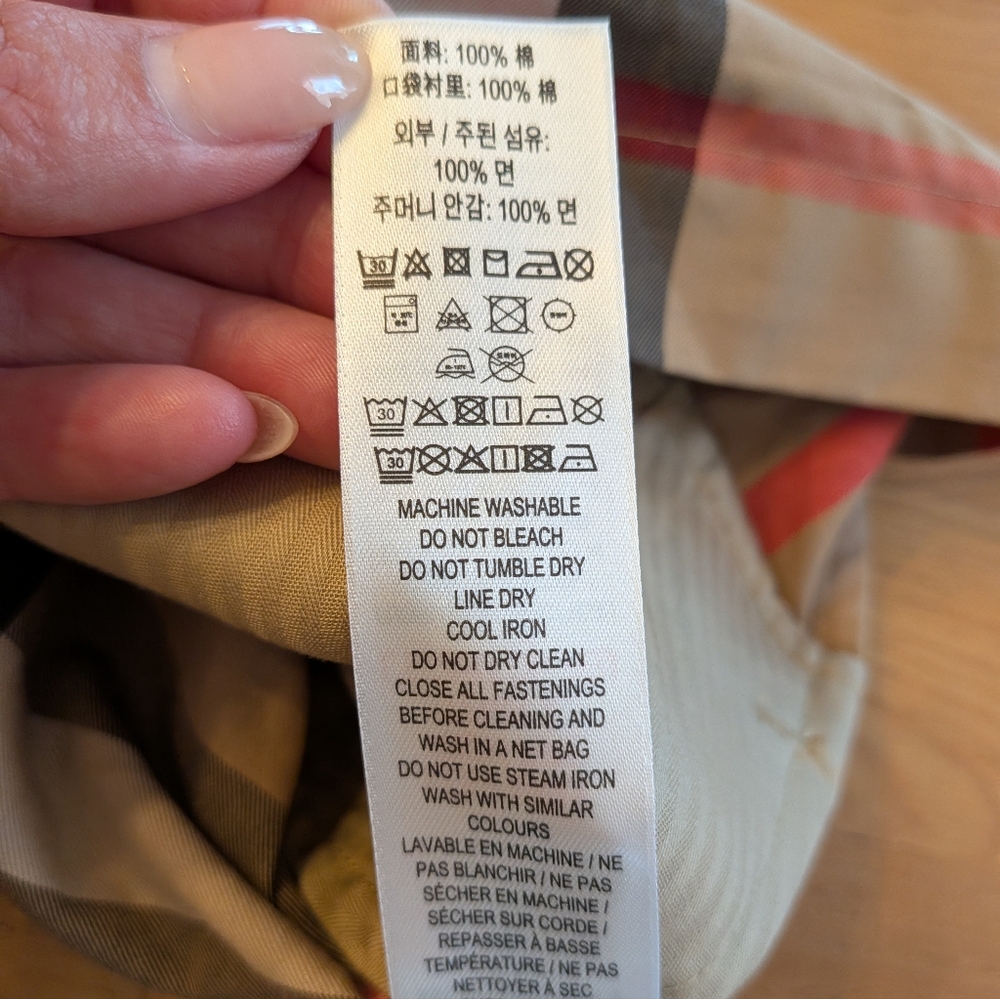 Burberry Girls Nova Check Skort Plaid Pleated Beige Size 6Y (Est.) - Picture 6 of 11